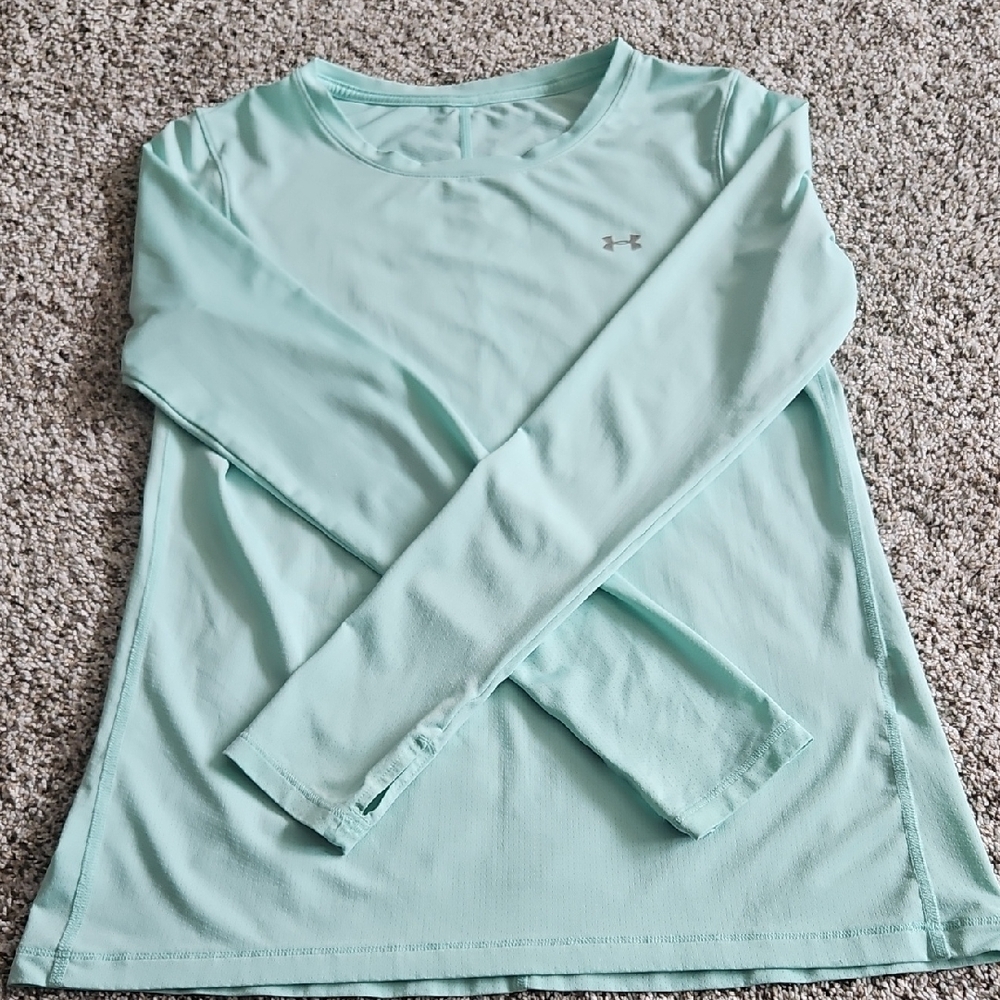 Under Armour Mint Green Long Sleeve Top